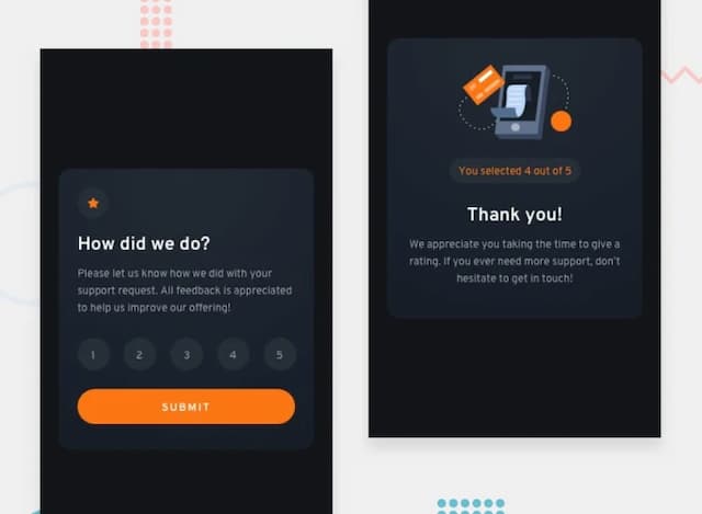 Image of Interactive Rating Form